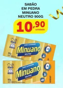 Roldão Sabão em pedra minuano neutro 900g oferta