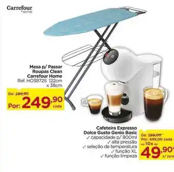 Carrefour Mesa p passar roupas clean carrefour home cafeteira expresso dolce gusto genio basic oferta