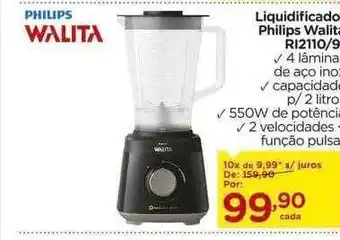 Liquidificado philips walita ri2110-9