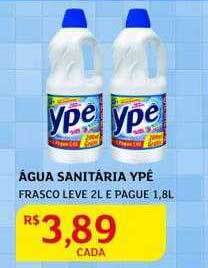 Assaí Atacadista Água sanitária ypê frasco oferta