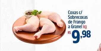 Quartetto Supermercados Coxas c sobrecoxas de frango a granel kg oferta