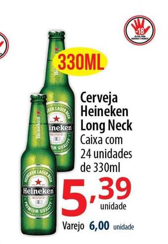 Akki Atacadista Cerveja heineken long neck oferta