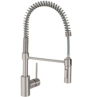 Leroy Merlin Torneira monocomando gourmet para pia de cozinha bica alta escovada thomas delinia oferta