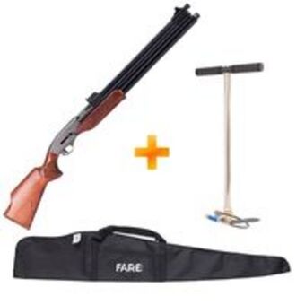 Novo Mundo Carabina de pressão pcp sumatra big bore 9mm c/ capa e bomba oferta