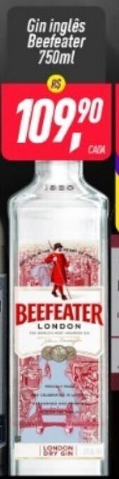 Gin ingles Beefeater 750ml