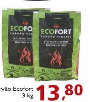Carvão ecofort 3 kg