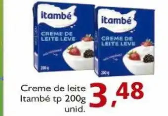 Supermercados ABC Creme de leite itambé oferta