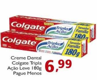 Supermercados ABC Creme dental colgate tripla ação oferta