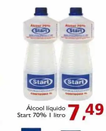 Álcool líquido start 70% 1 litro