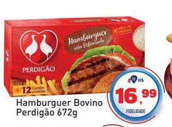 Tonin Superatacado Hamburguer bovino perdigão oferta