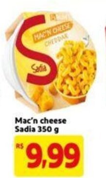 Extra Supermercado Mac'n Cheese Sadia 350g oferta