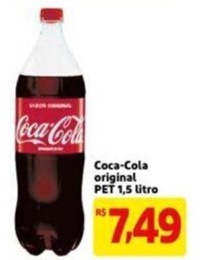 Extra Supermercado Coca Cola original Pet 1.5L oferta