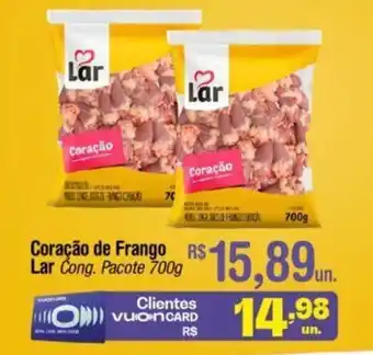 Fort Atacadista Coração de frango Lar 700g oferta