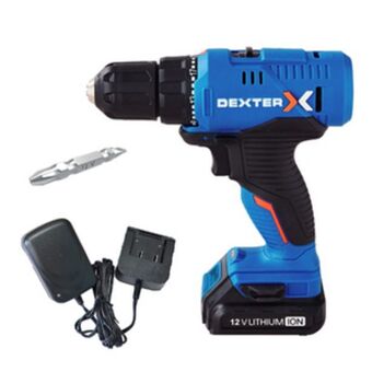 Leroy Merlin Furadeira e parafusadeira 3/8" 12v bivolt dexter 5 oferta