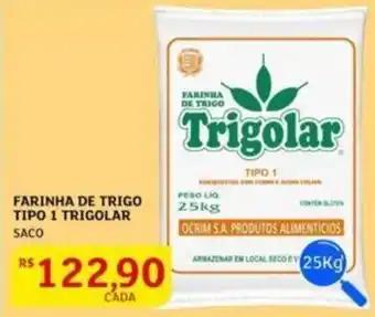 Assaí Atacadista Farinha de Trigo Tipo 1 Trigolar 25kg oferta