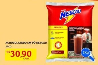 Assaí Atacadista Achocolatado em pó Nescau saco 2kg oferta