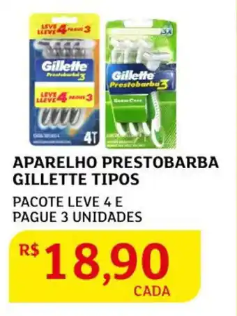 Assaí Atacadista Aparelho Prestobarba Gillette Tipo oferta