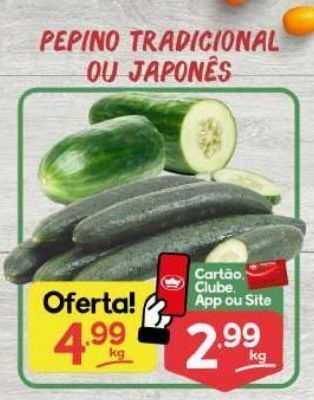 Pepino tradicional ou japonês