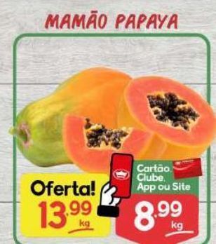 Supermercados Princesa Mamão papaya oferta