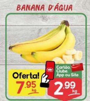 Supermercados Princesa Banana d'água oferta