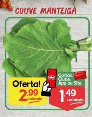 Supermercados Princesa Couve manteiga oferta