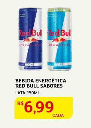 Assaí Atacadista Bebida Energética Red Bull Sabores 250ml oferta