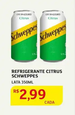 Assaí Atacadista Refrigerante Citrus Schweppes 350ml oferta
