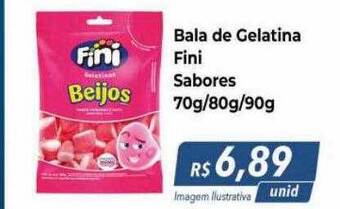Hiper Moreira Bala de gelatina fini sabores oferta