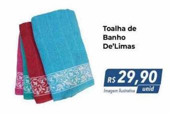 Hiper Moreira Toalha de banho de'limas oferta