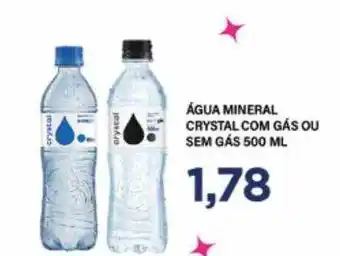 Apoio Mineiro Água mineral crystal com gás ou sem gàs oferta