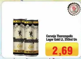 Spani Atacadista Cerveja therezopolis lager gold lt. oferta
