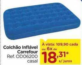 Carrefour Colchão inflável carrefour oferta