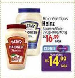 Muffato Maionese tipos heinz oferta