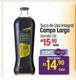 Muffato Suco de uva integral campo largo oferta