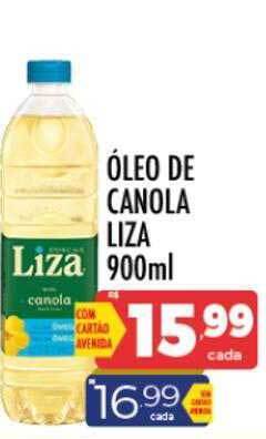 Supermercados Avenida Óleo de canola liza oferta