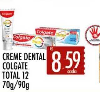 Supermercados Avenida Creme dental colgate total 12 oferta