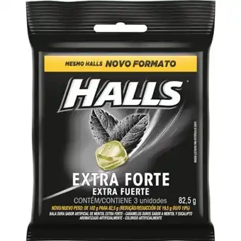 Bala halls extra forte 84g com 3un
