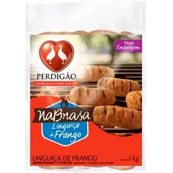 Coocerqui Linguiça de frango perdigão na brasa kg oferta