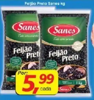 Supermercados Guanabara Feijão Preto Sanes 1kg oferta