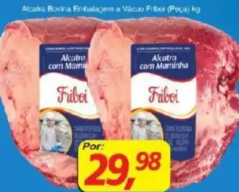 Supermercados Guanabara Alcatra Bovina Embalagem a vacuo Friboi peca 1kg oferta