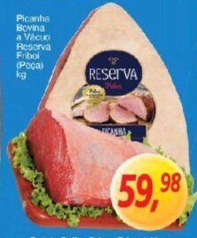 Supermercados Guanabara Picanha bovina a vácuo Reserva Friboi 1kg oferta