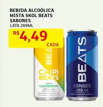 Bebida Alcoólica Mista Skol Beats Sabores 269ml
