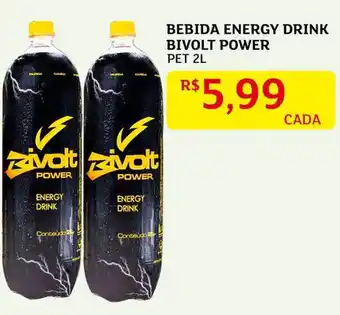 Assaí Atacadista Bebida Energey Drink Bivolt Power 2L oferta