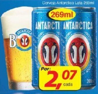 Supermercados Guanabara Cerveja Antarctica Lata 269ml oferta