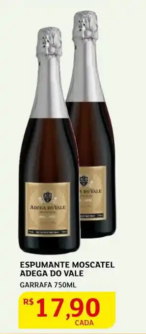 Espumante Moscatel Adega Do Vale 750ml