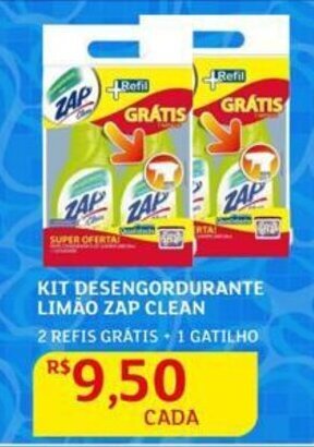 Assaí Atacadista Kit Desengordurante Limão Zap Clean oferta