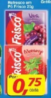 Refresco em pó Frisco 25g