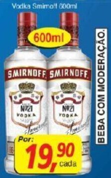 Supermercados Guanabara Vodka Smirnoff 600ml oferta