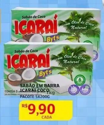 Assaí Atacadista Sabão em Barra Icarai Coco 5x200g oferta