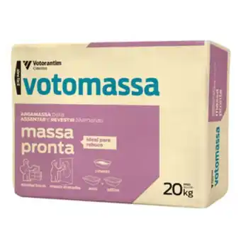 Leroy Merlin Argamassa pronta interno e externo cinza 20kg votoran oferta